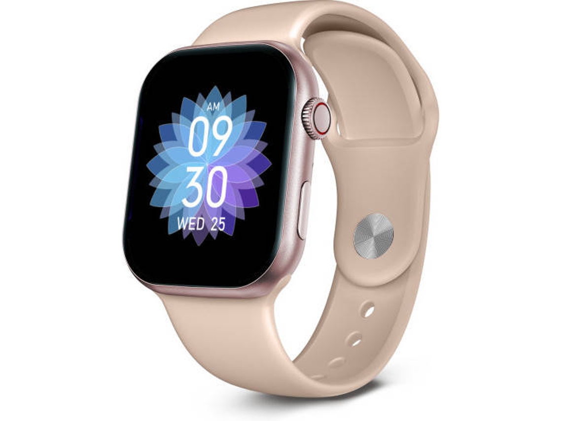 Smartwatch KSIX Urban 5 mini, Pantalla AMOLED 1,75", Autonomía 5 días, Modo deporte y salud, Manos libres, Rosa