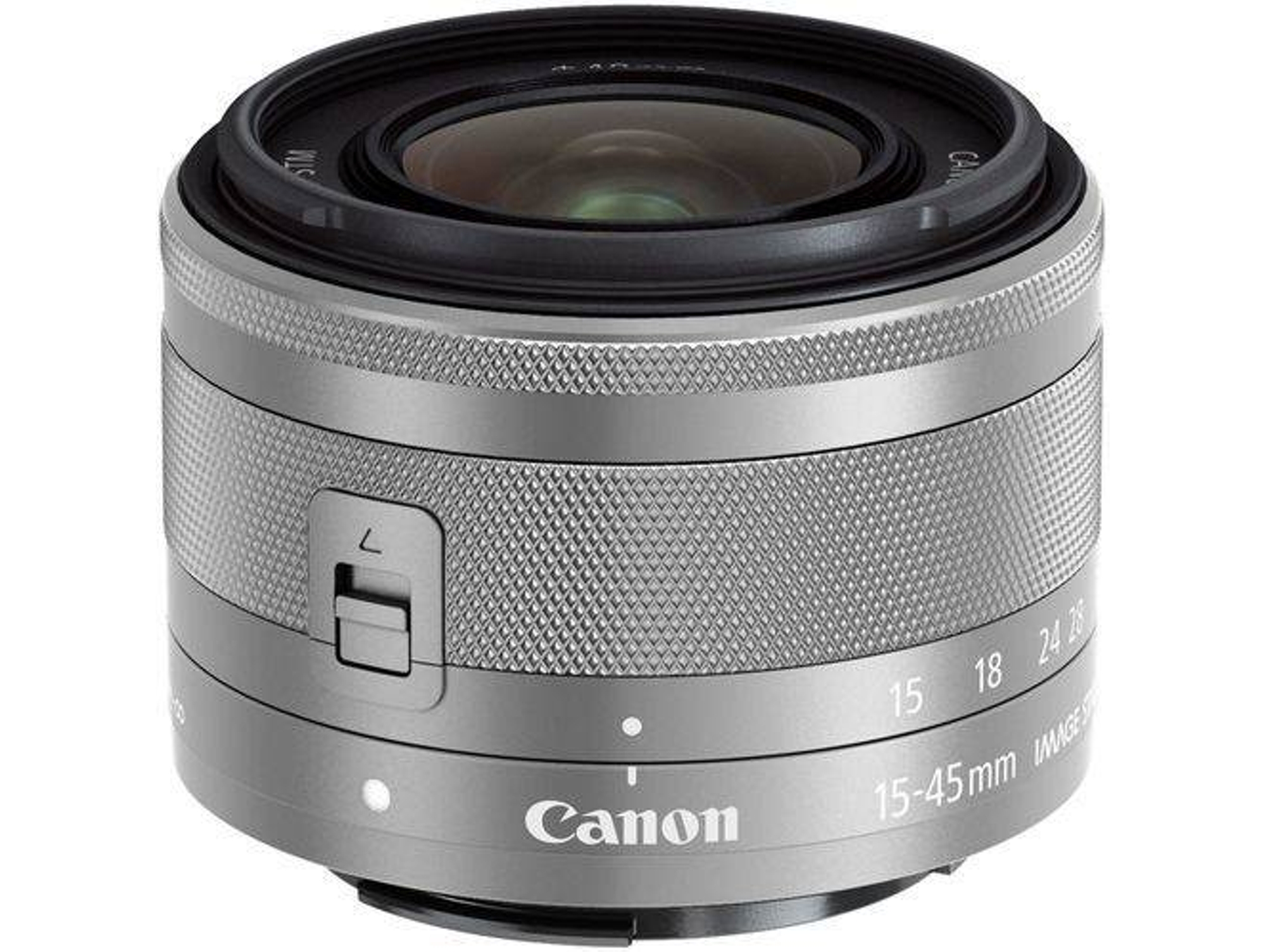 Objetivo CANON Ef-M Is Stm 15-45mm (Plata - Encaje: Canon EF-M - Apertura: f/3.5-6.3 - f/38)