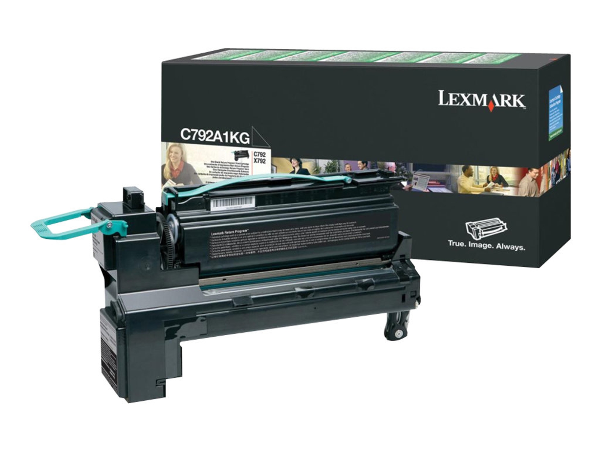 Tóner LEXMARK C792A1KG Negro