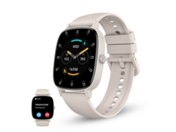 Smartwatch Ksix Pulse, Pantalla 1.83", Autonomía 4 Días, Modo Deporte Y Salud, Llamadas, Ip68, Beige