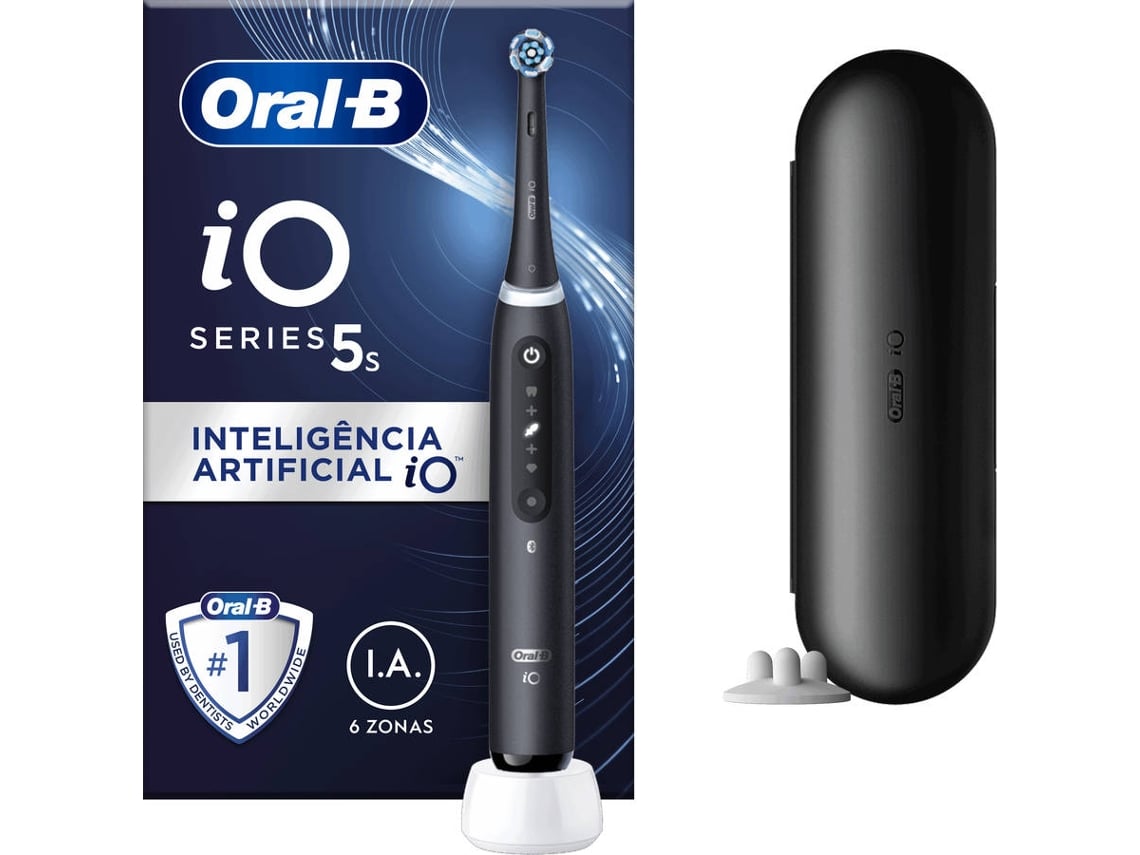 Oral-B iO 10 Cepillo de Dientes Eléctrico Negro, con 1 Cabezal y 1