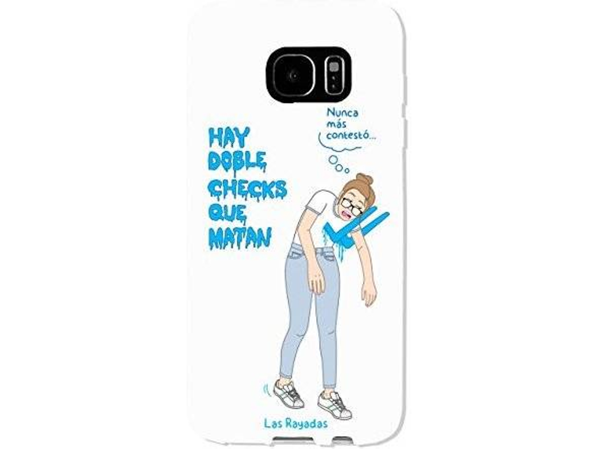 Carcasa Samsung Galaxy J7 2017 TAN TAN FAN Las Rayadas Blanco