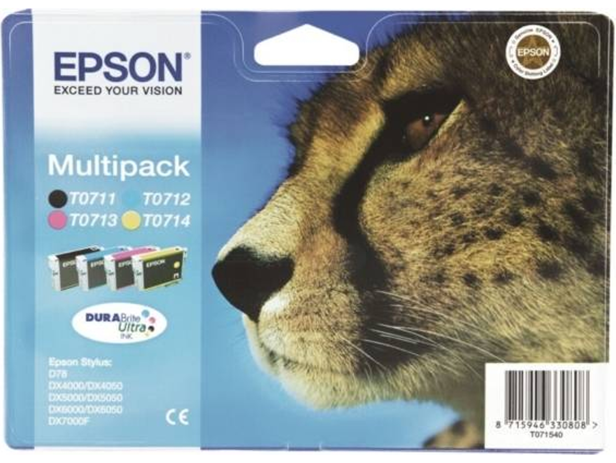 Pack de cartuchos de tinta EPSON T071 - C13T07154511
