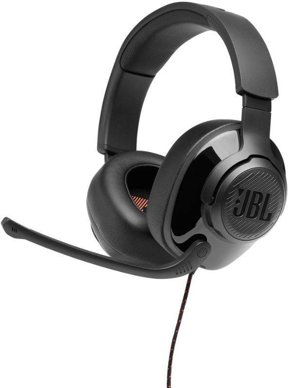 Auriculares Gaming con cable JBL QUANTUM 200 (Over Ear - Micrófono - Negro)