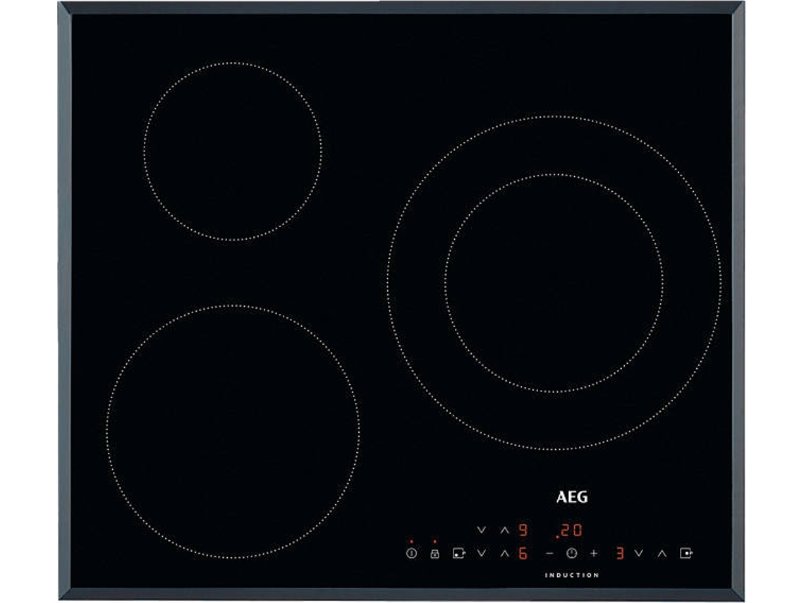 Placa de Inducción AEG IKB6330SFB (Eléctrica - 52 cm - Negro)