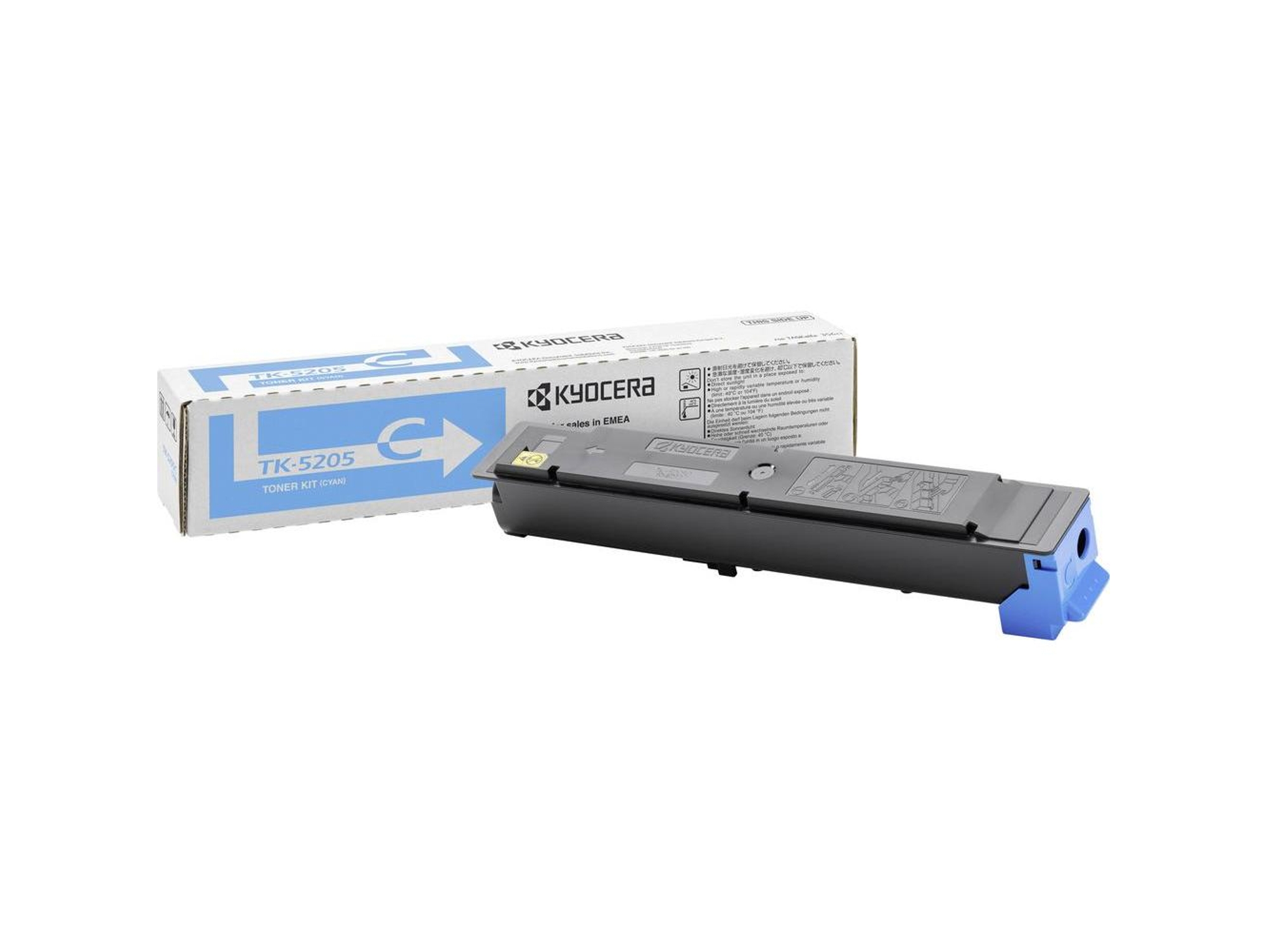 Cartucho de tóner Original KYOCERA TK 5205C Cian  para TASKalfa 356ci
