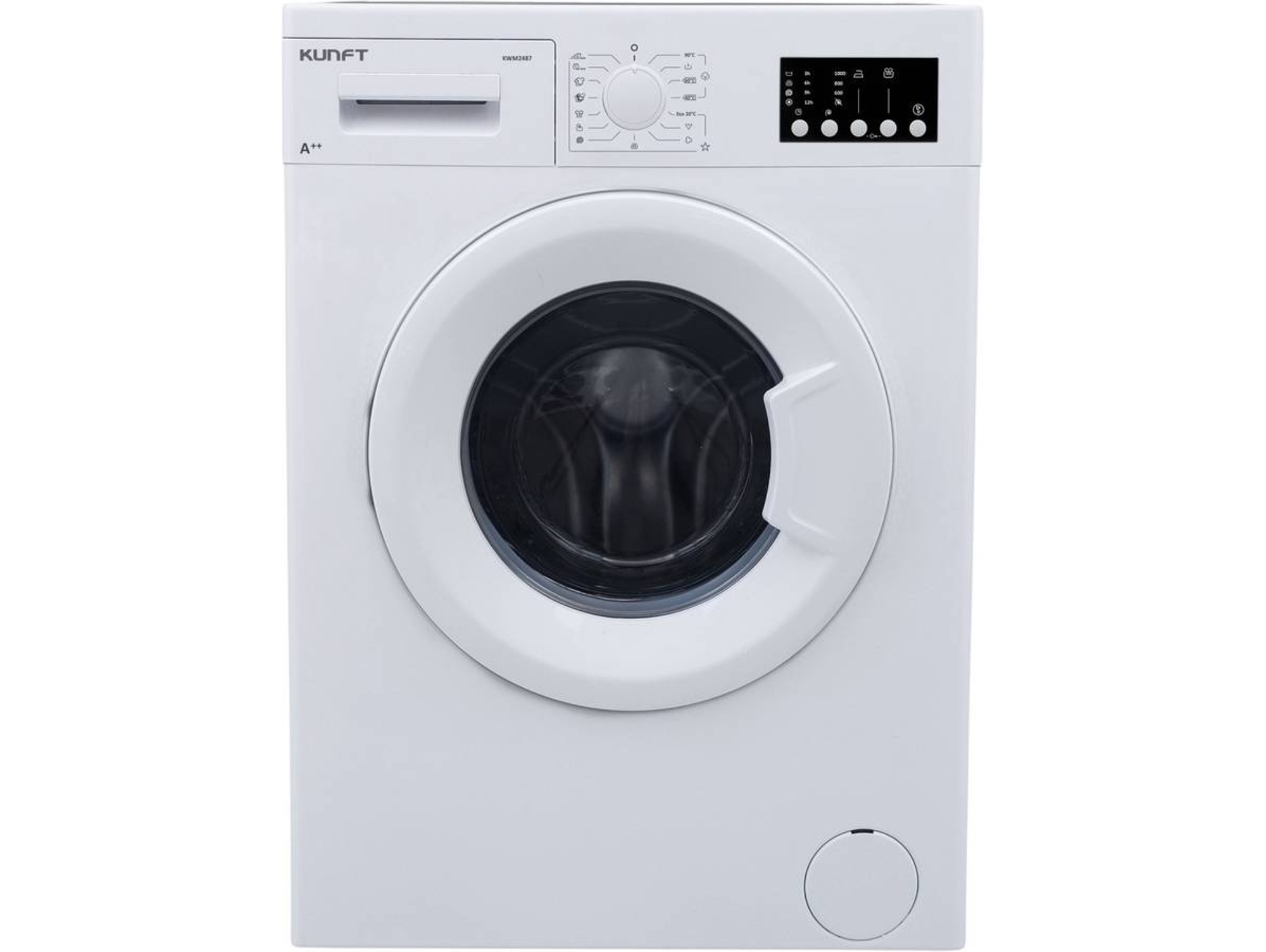Lavadora Reacondicionada KUNFT KWM2487 (Grado C - 7 kg - 1000 rpm - Blanco)