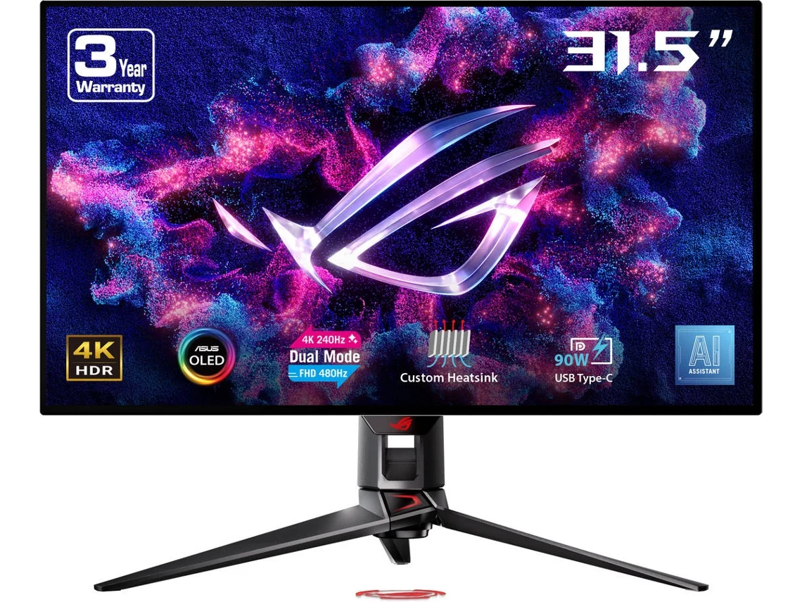 Monitor Gaming ASUS Rog Swift PG32UCDP (32'' - OLED 4K UHD - 0,03 ms - 240 Hz)