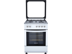 Cocina BECKEN BMS4508 WH B/P (64 L - Eléctrico y Gas Butano-Propano - Blanco)