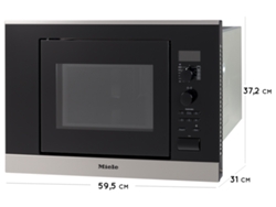 Micro-ondas encastre MIELE 6032 SC INOXSTEEL