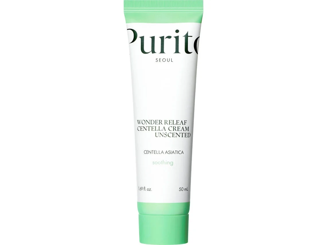 Centella Asiática Crema Recuperadora Sin Fragancia, 50ml Purito