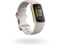 Pulsera Deportiva FITBIT Charge 5 (Bluetooth - Hasta 7 días de autonomia - Resistente al agua - Blanco)