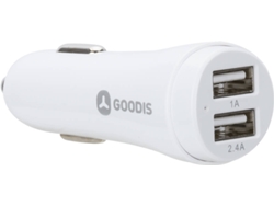 Cargador GOODIS USB (iPad - Mechero - USB - 2 Puertas) — 2 USB | 5 V - 3.4 A