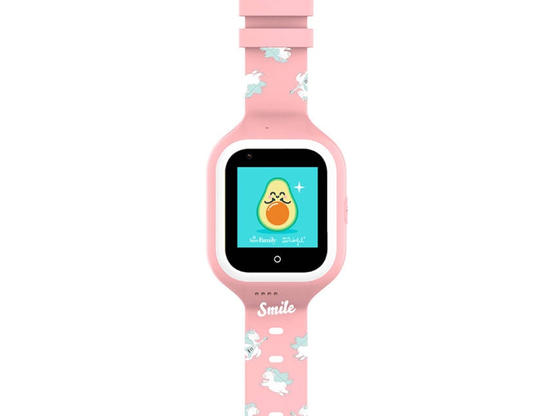 SaveFamily 4G Iconic Reloj Smartwatch para Niños Rosa