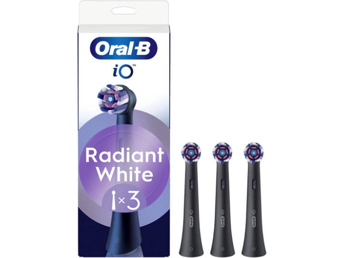 Recambio de cepillo de dientes IO Radiant Negro (3 unidades)