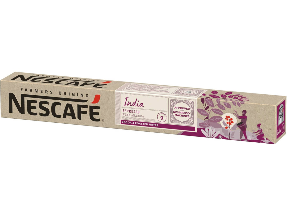Cápsulas de café NESCAFE Farmers Origins India 10 CA