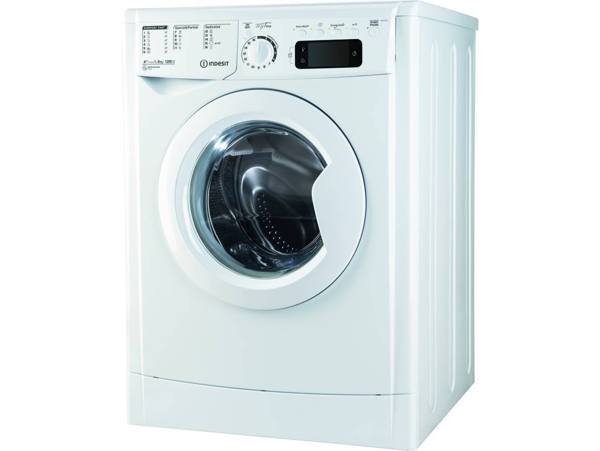 Lavadora INDESIT EWE 81252 W EU (Outlet Grado C - 8 kg - 1200 rpm - Blanco)