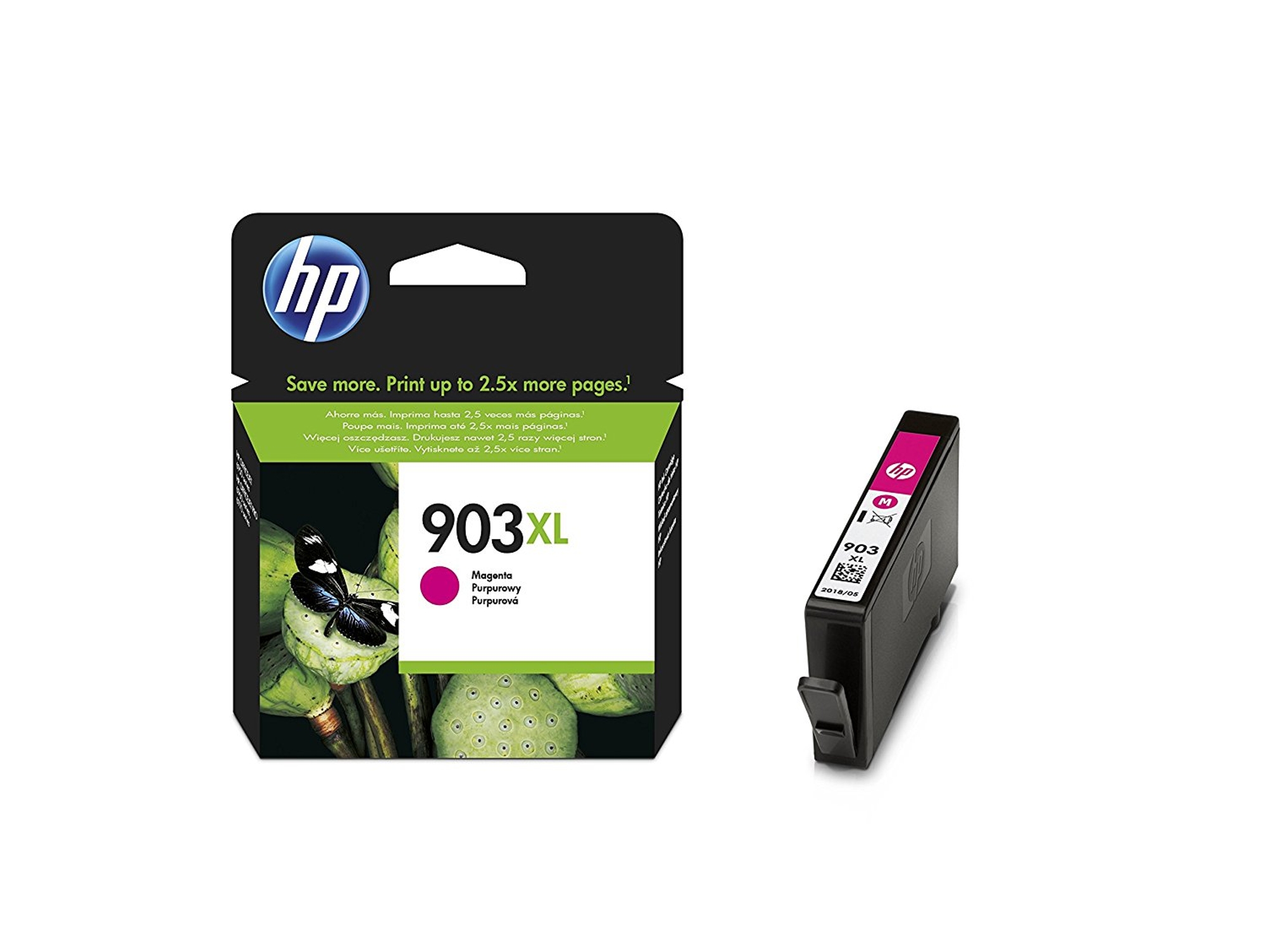 Cartucho de tinta HP 903XL magenta original (T6M07AE)