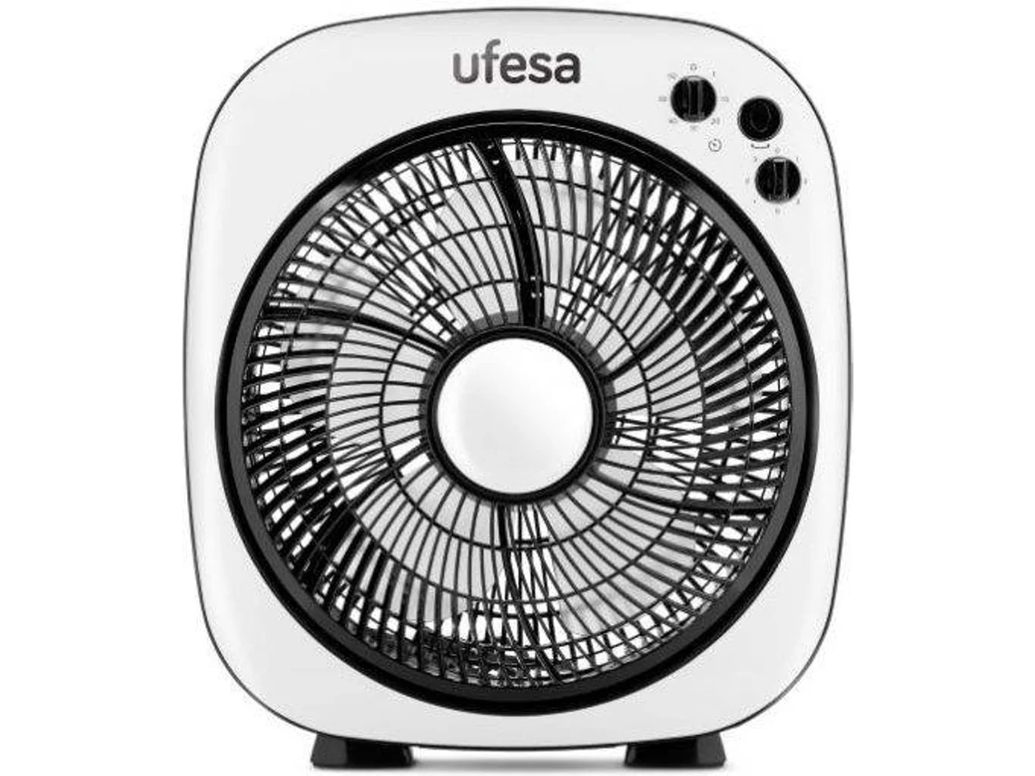 Ventilador de suelo UFESA Box Fan BF5030 (3 velocidades - 50 W - diámetro 25 cm)