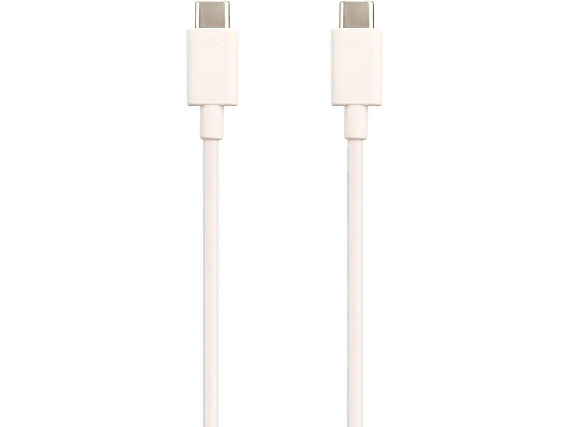 Cable GOODIS (USB-C - USB-C - 1m - 100W - Blanco)