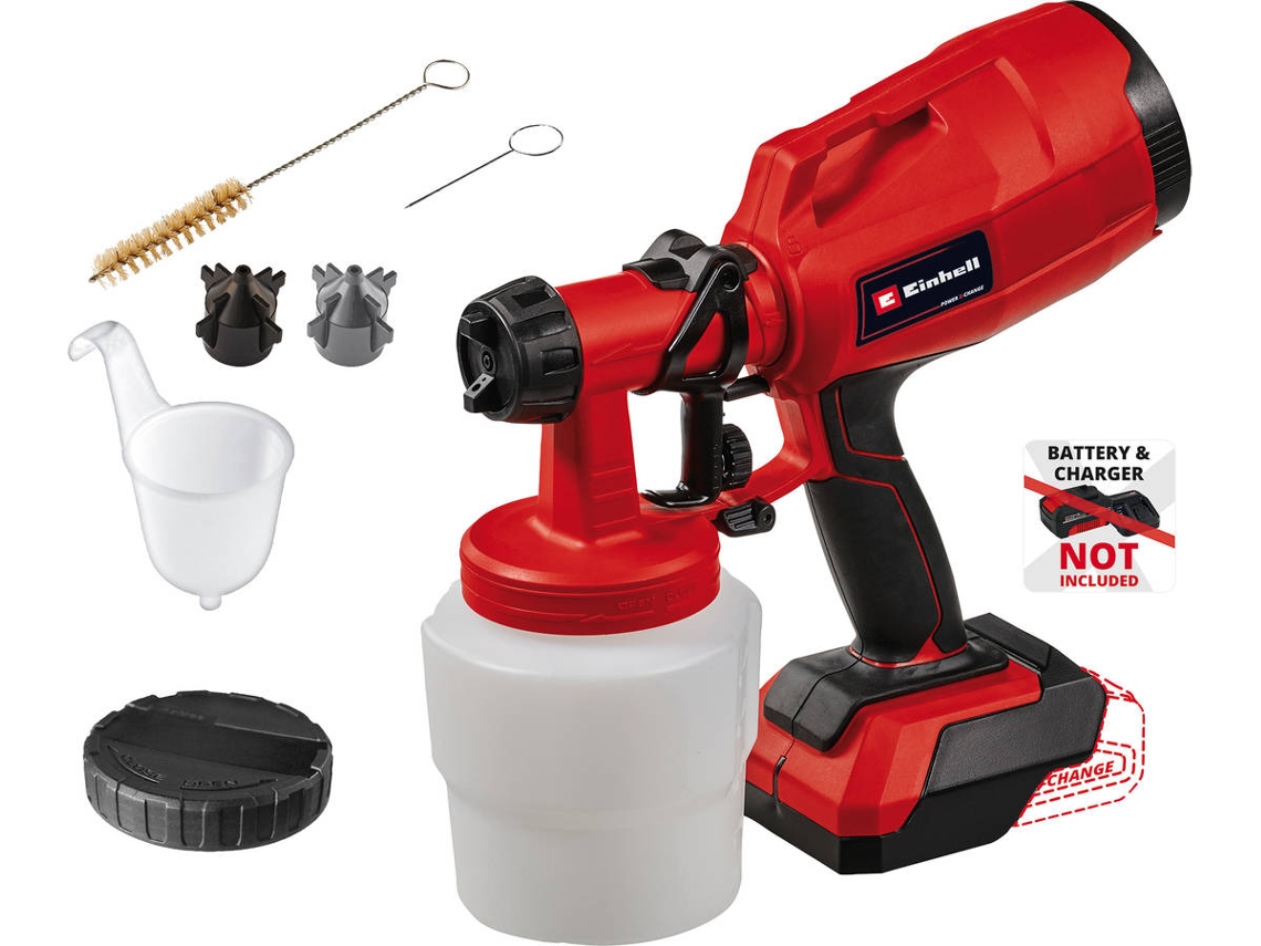 Pistola de pintura Einhell TC-SY 18 Li 18V - Sol