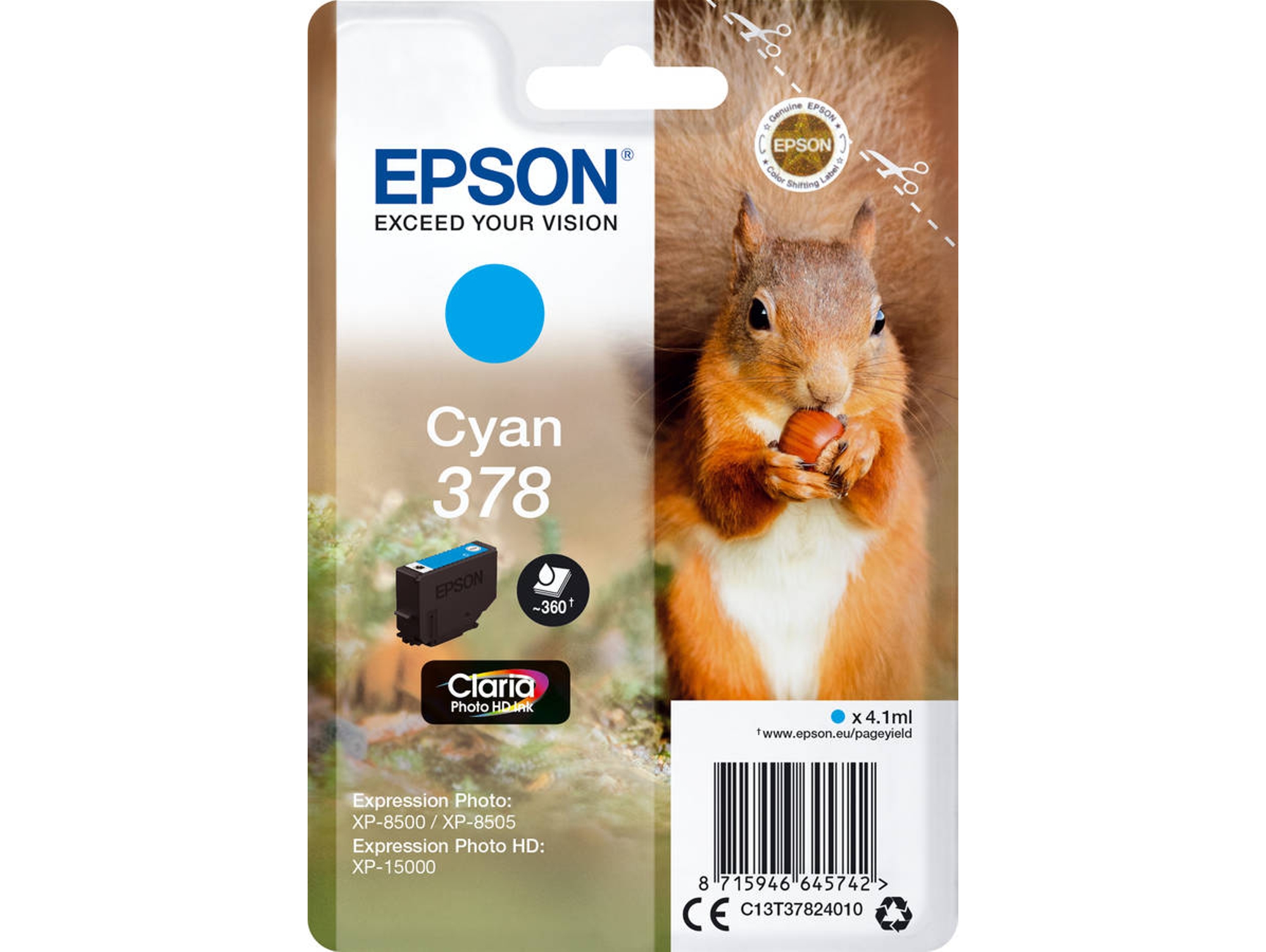 Cartucho de tinta EPSON 378 - C13T37824020