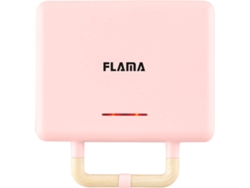 Sandwichera FLAMA Grill+Waffle 4968FL Rosado (800W)