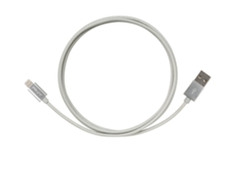 Cable PNY Trenzado (USB - Lightning - 1.2 m - Gris)