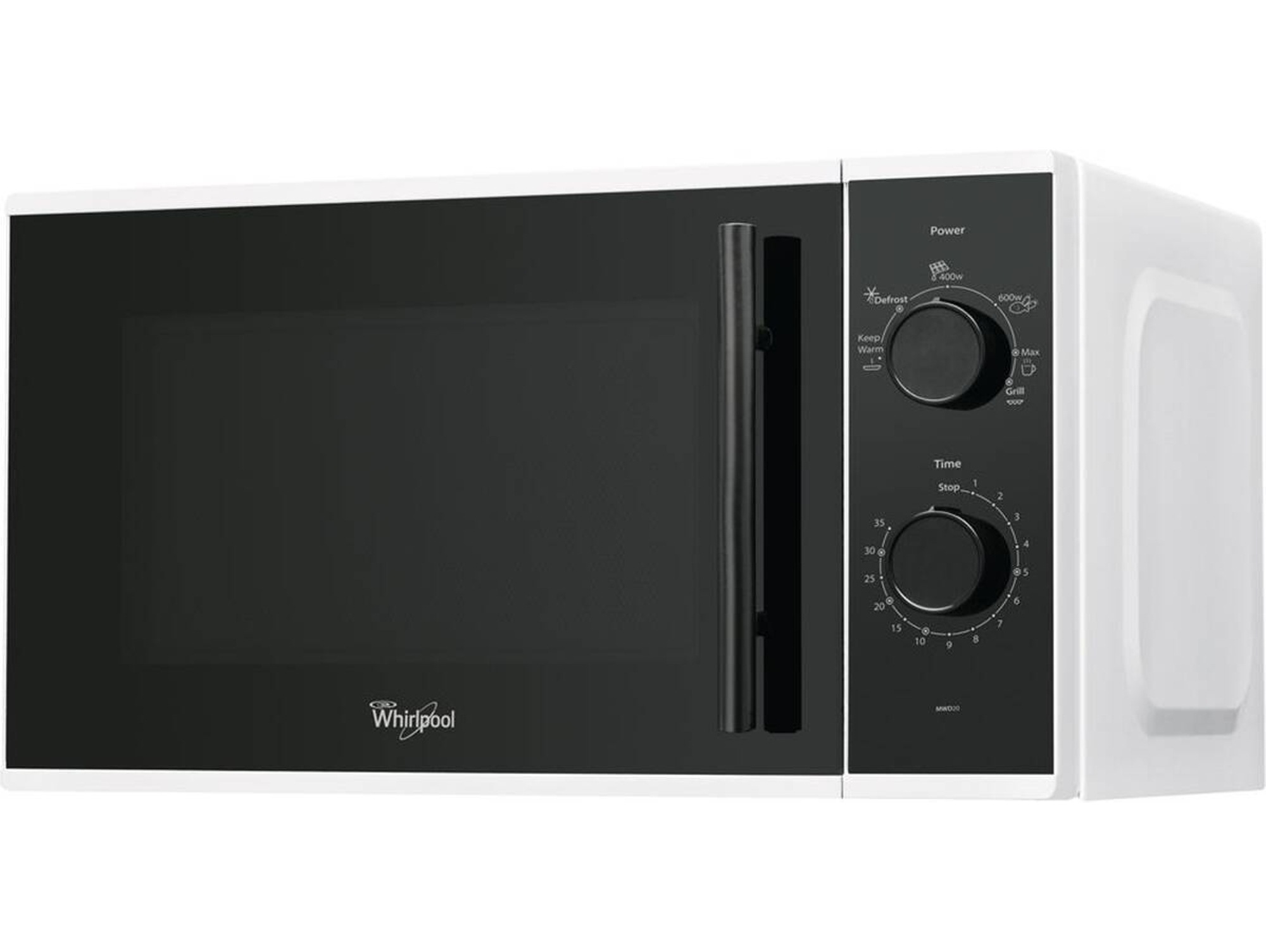 Microondas WHIRLPOOL MWD 20 WH (Caja Abierta - 20 L - Con Grill - Blanco)
