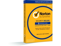 Software NORTON Security Deluxe 3.0 (5 Dispositivos - 1 - PC, Mac, Smartphone y Tablet)