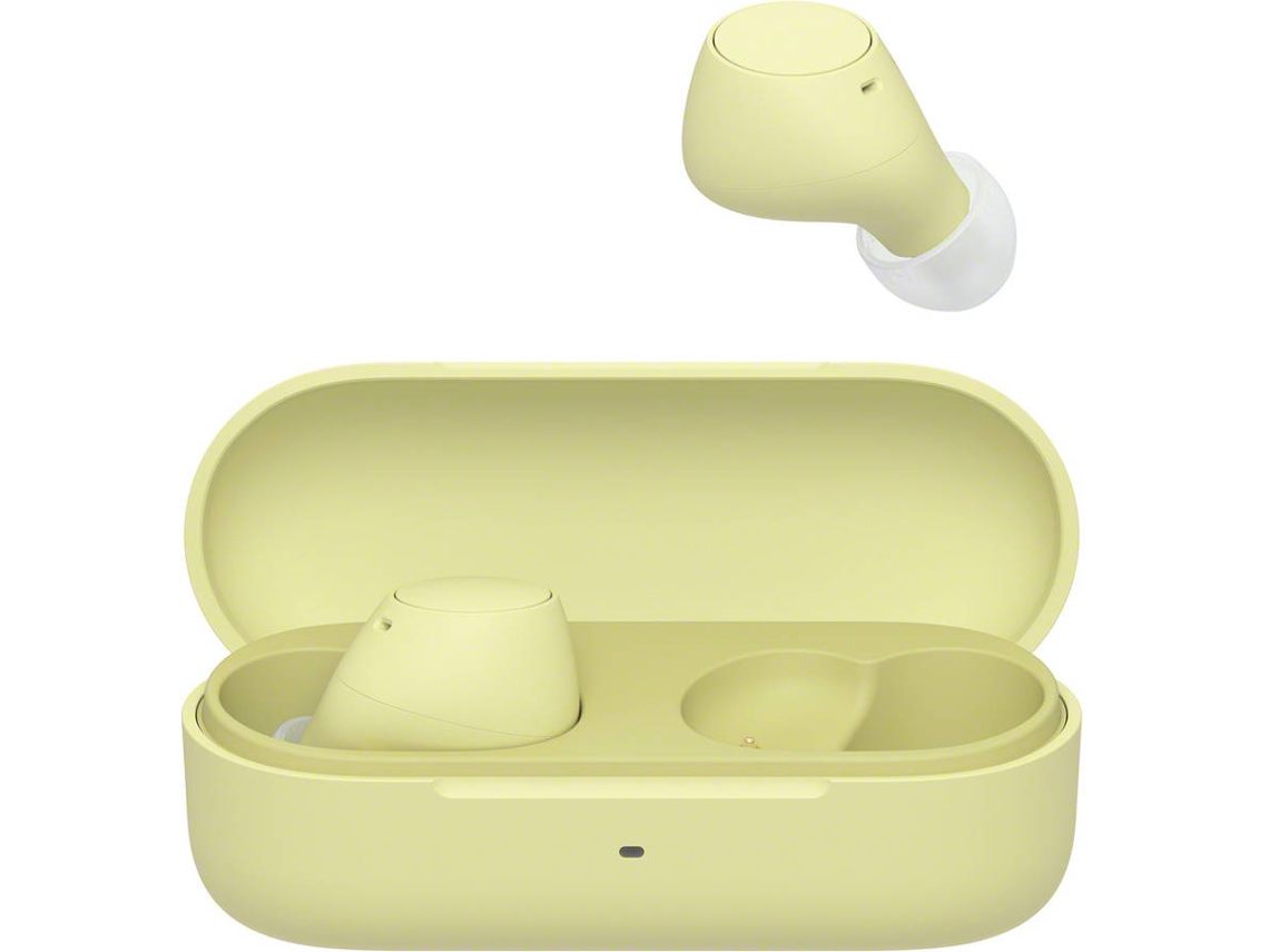 Auriculares Bluetooth True Wireless SONY WF-C510 (In Ear - Micrófono - Amarillo)