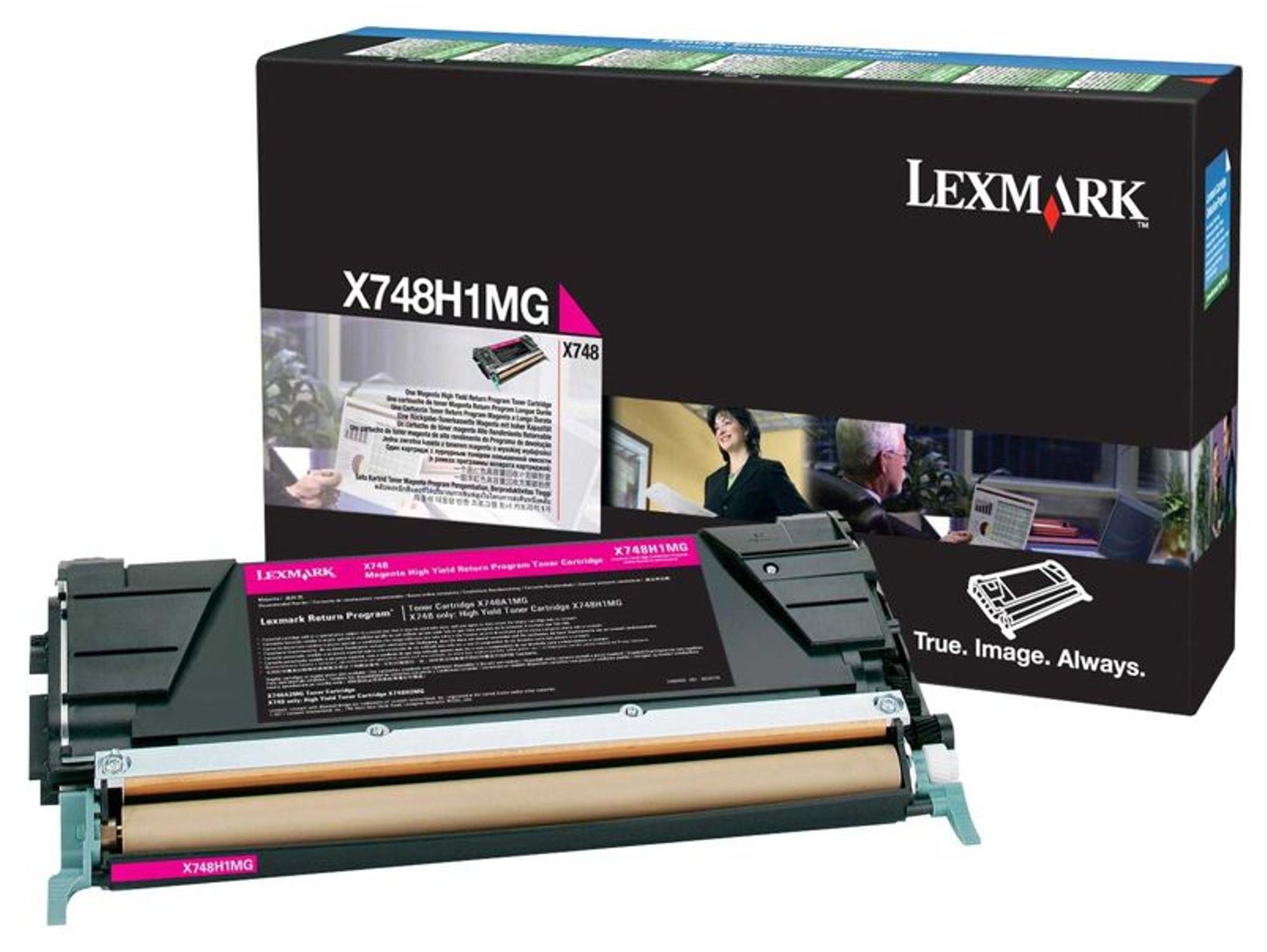 Tóner LEXMARK X748H1MG Magenta