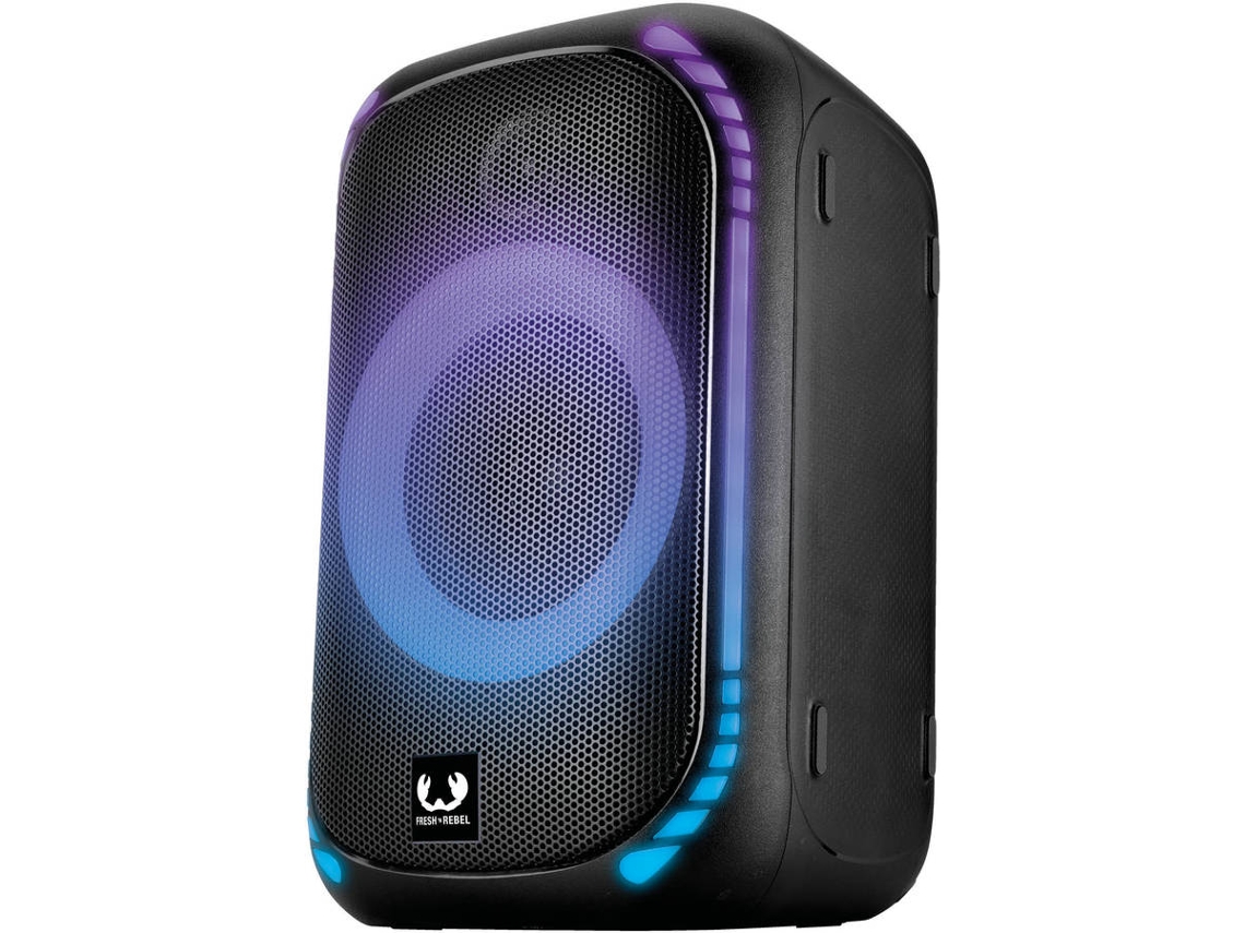 Coluna High Power FRESH 'N REBEL Party Loud M (Bluetooth - 50 W - Autonomía: 20 horas - Negro)