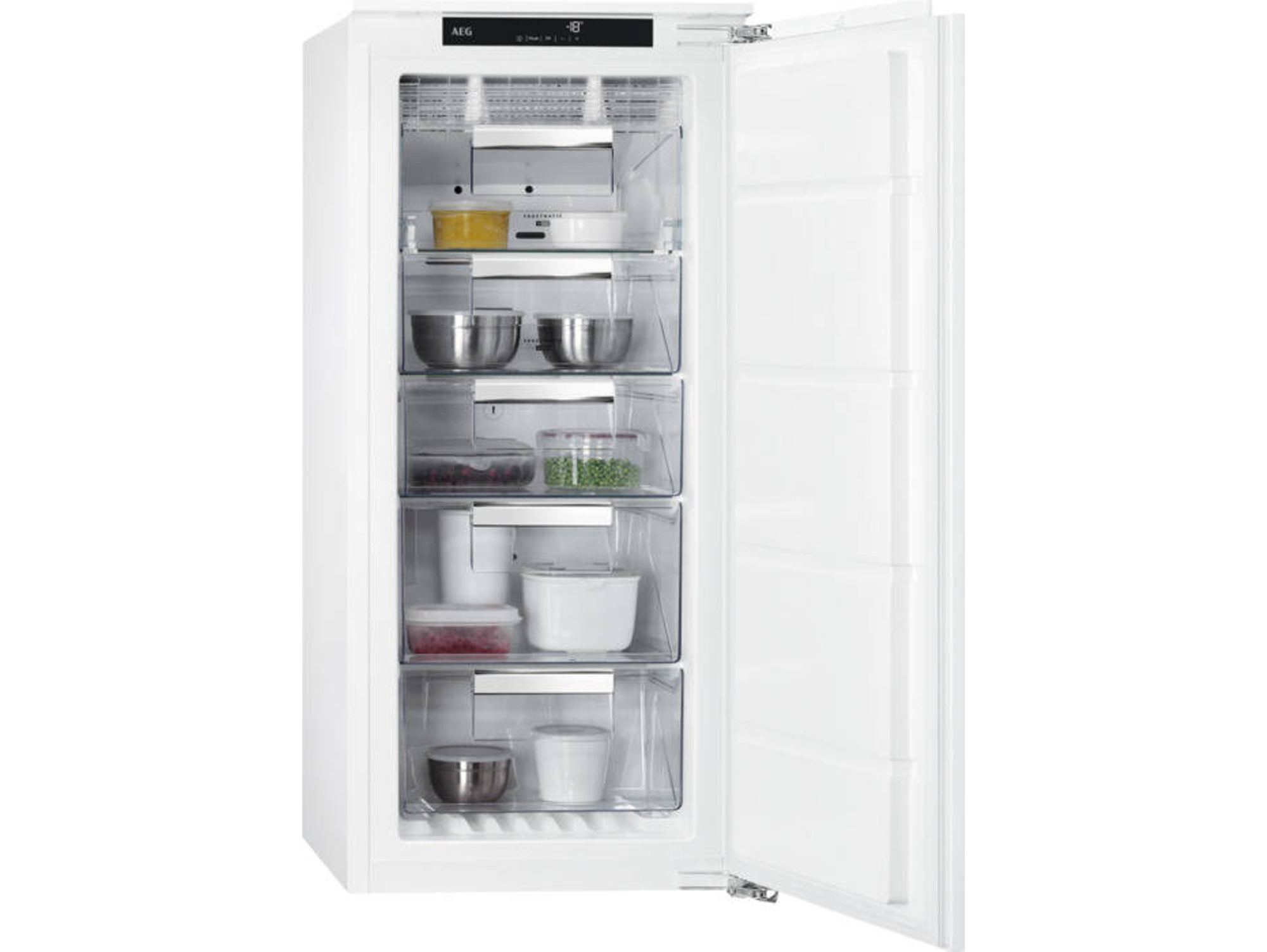 Congelador Vertical AEG ABE81216NF (Caja Abierta - No Frost -122.4 cm - 120 L - Blanco)