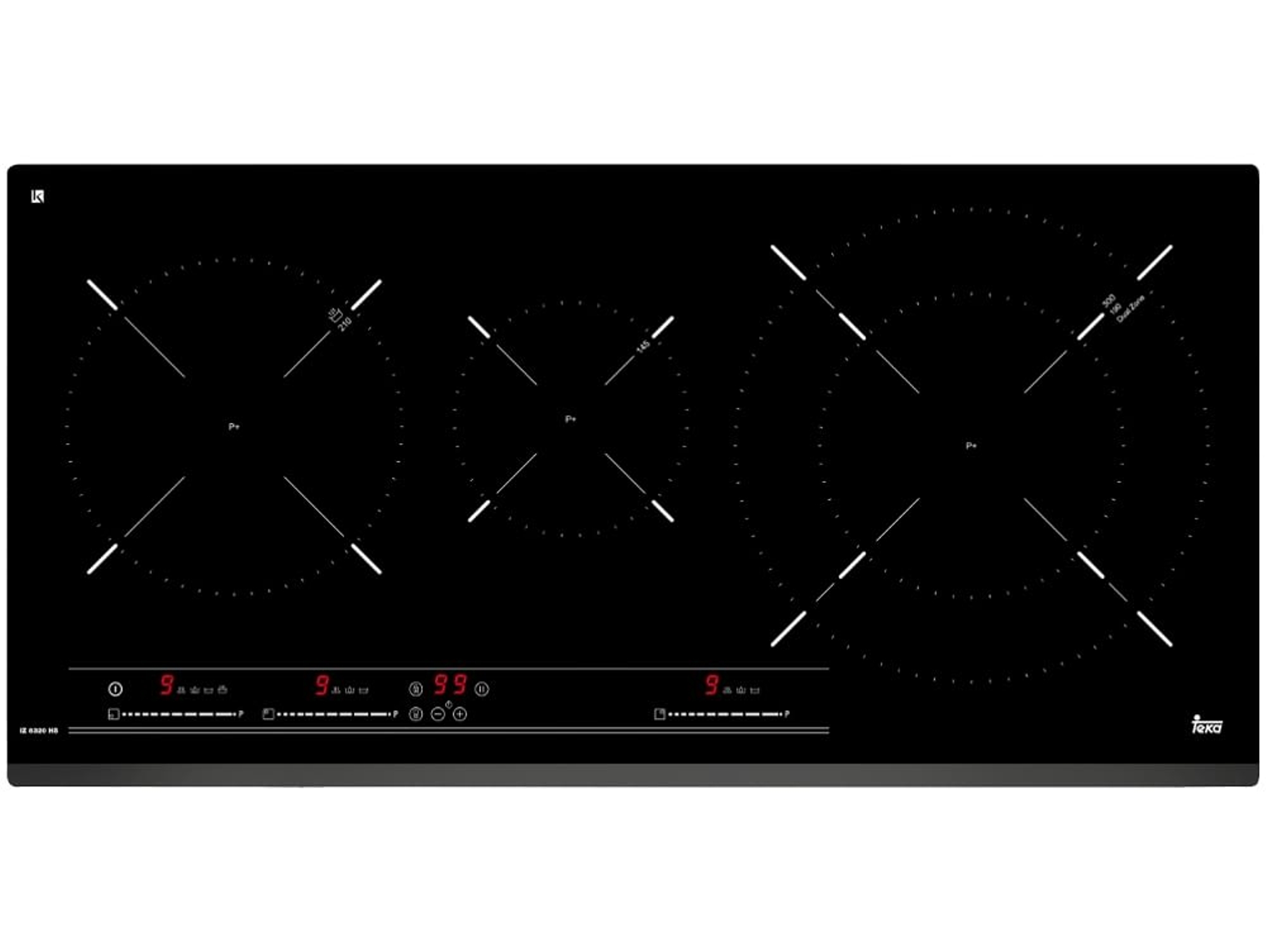 Placa de Inducción TEKA IZ 8320 (Eléctrica - 80 cm - Negro)