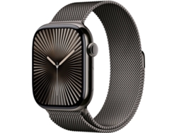 APPLE Watch Series 10 GPS + Cellular 46mm Titanio Pizarra con Correa Loop Milanese Pizarra (Talla - S/M)