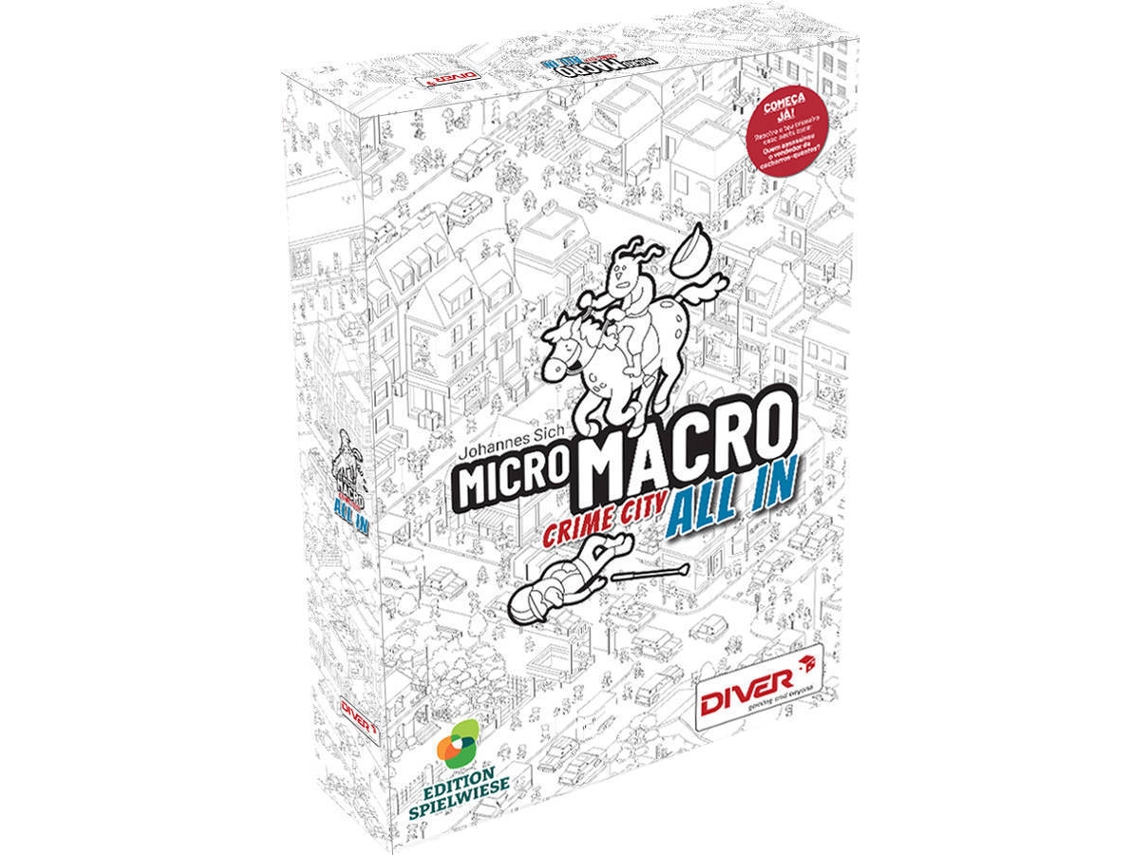Juego de Mesa MicroMacro: Crime City 3 - All In (Edad Mínima: 12 años)