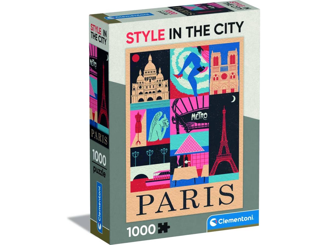 Puzzle CLEMENTONI 1000 Style In The City - París