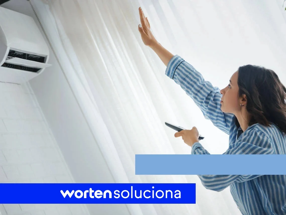 Instalación de aire acondicionado tipo split 1x1  > 3500 Frig. (básica 3 m)
