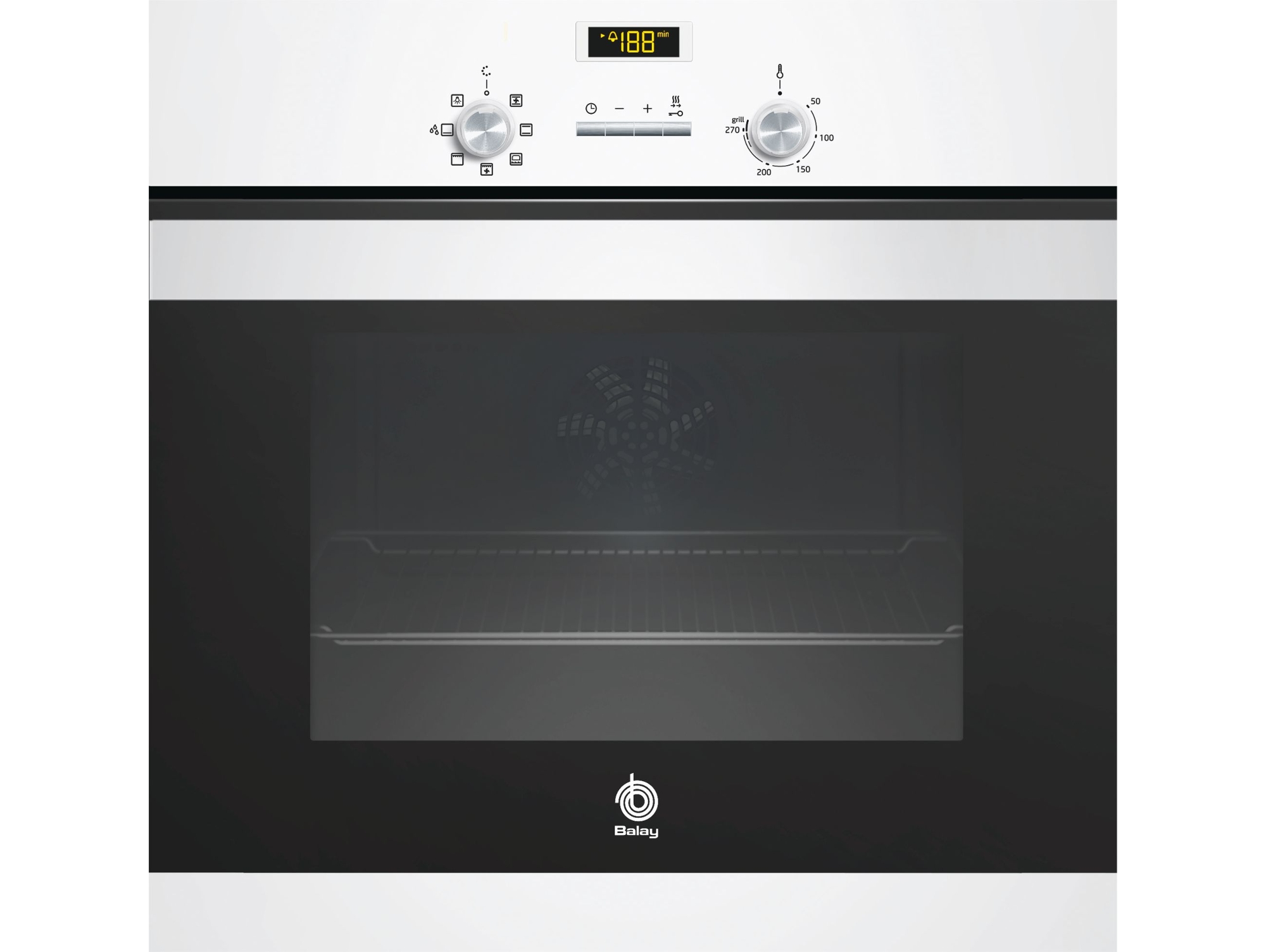 Horno BALAY 3HB506BM (62 L - 59.5 cm - Manual - Blanco)