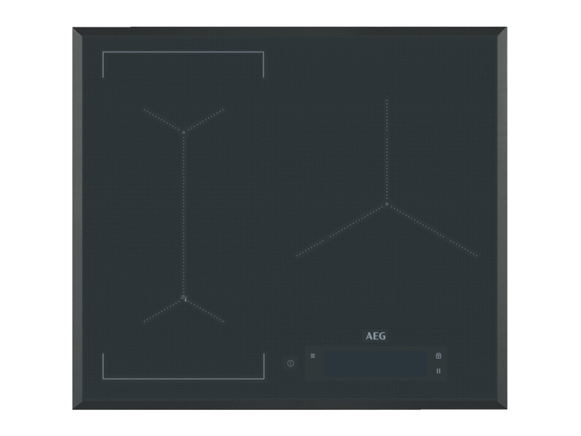 Placa de Inducción AEG IAE63842FB (Eléctrica - 59 cm - Negro)