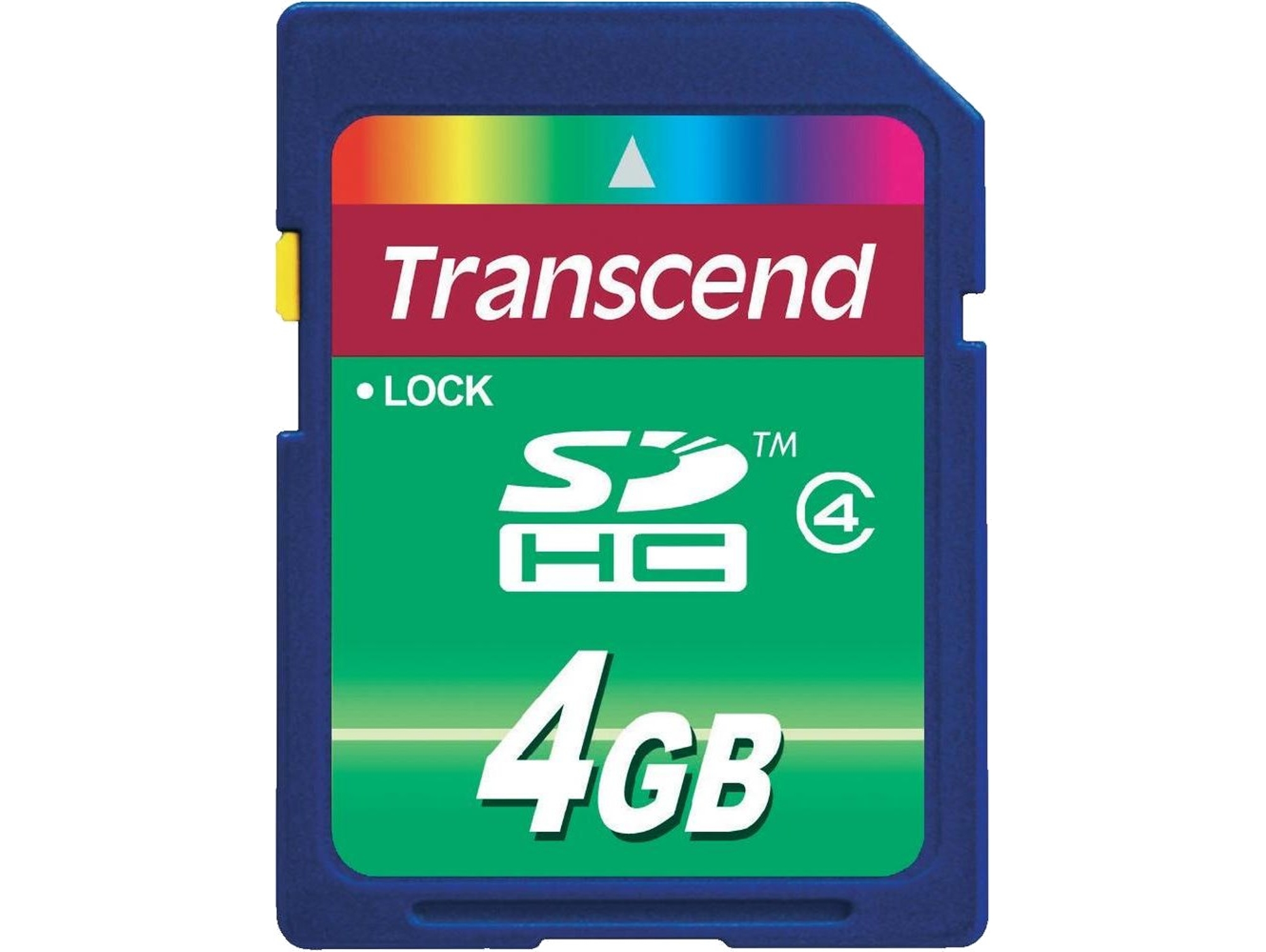 Tarjeta Memoria TRANSCEND SD 4GB TS4GSDHC4