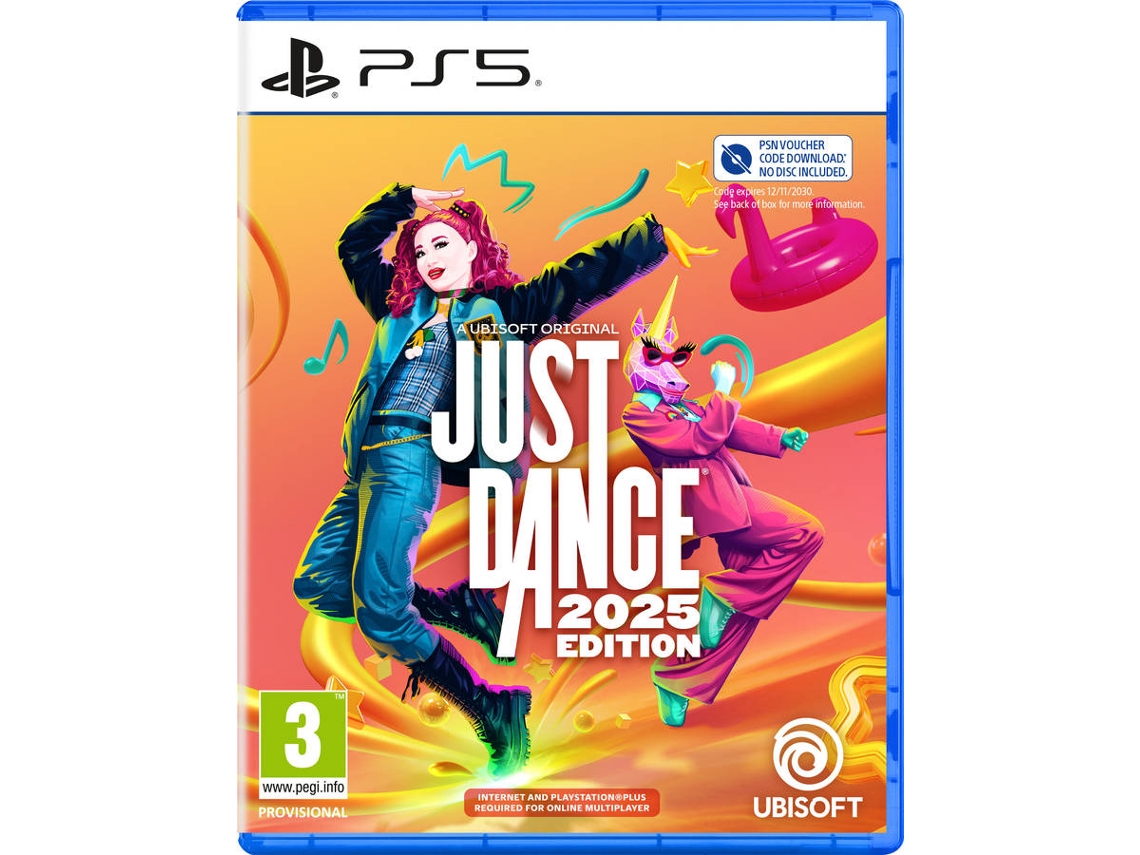 Juego PS5 Just Dance 2025 (Código de descarga en la caja)