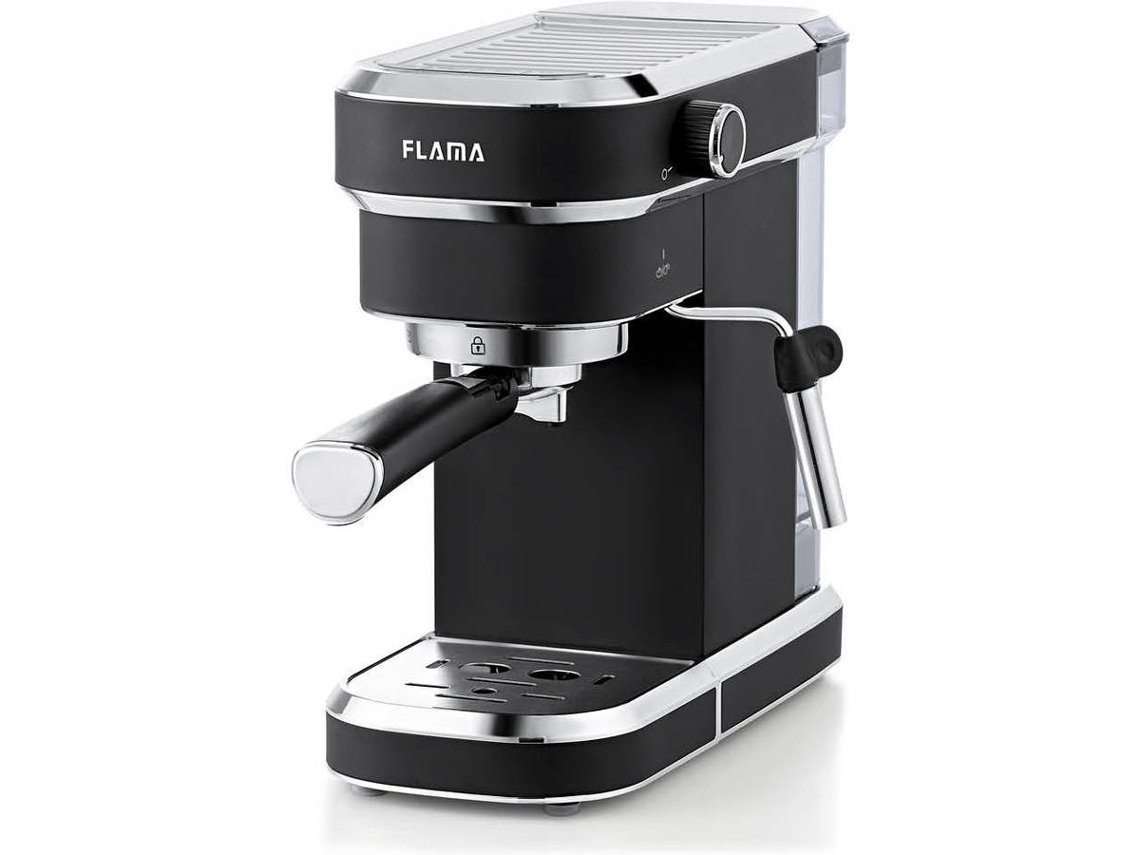 Cafetera espresso Flama 1266FL de 20 bares, negra - imagen 1
