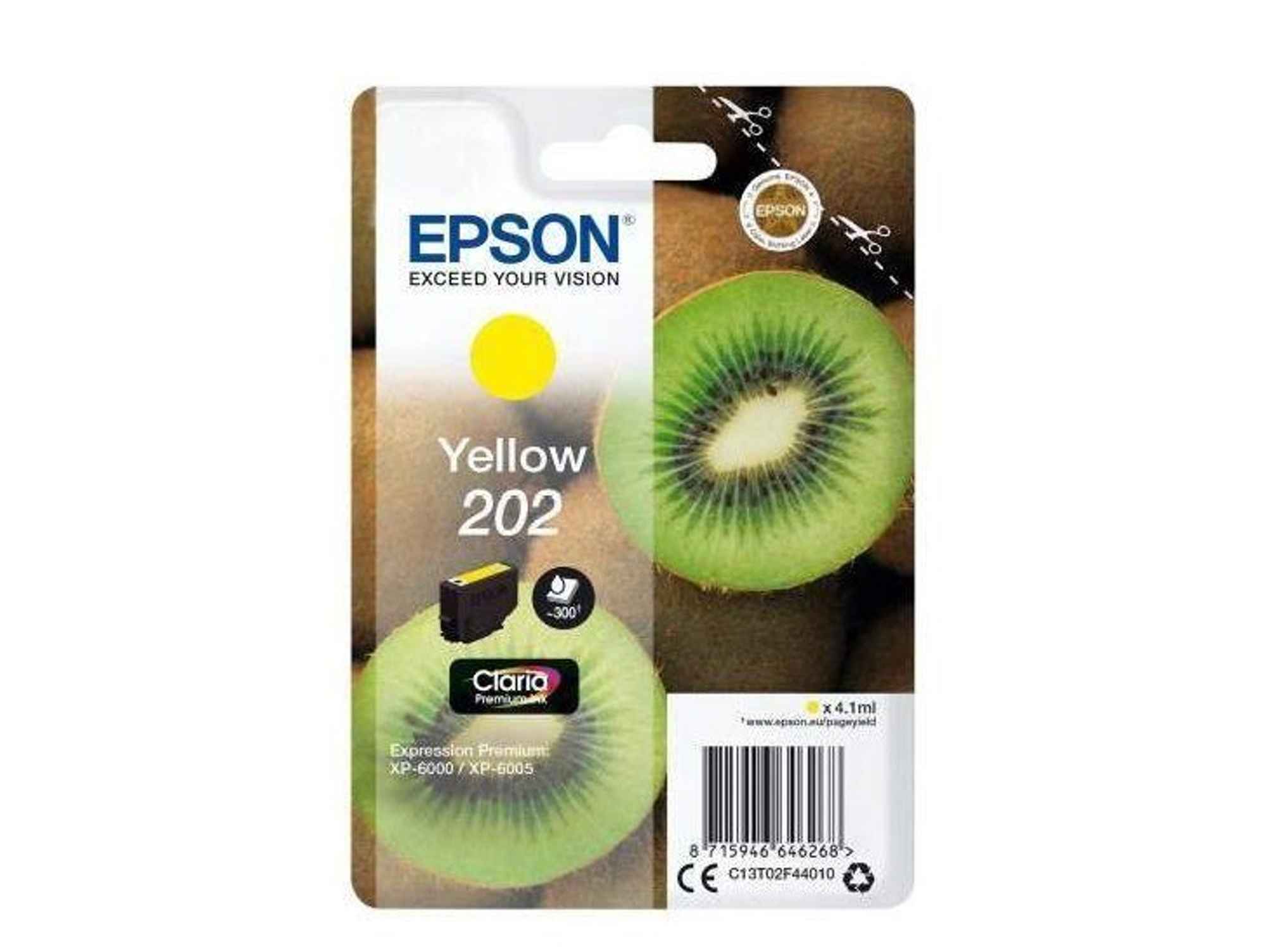 Tinta EPSON 202 BLA Amarillo