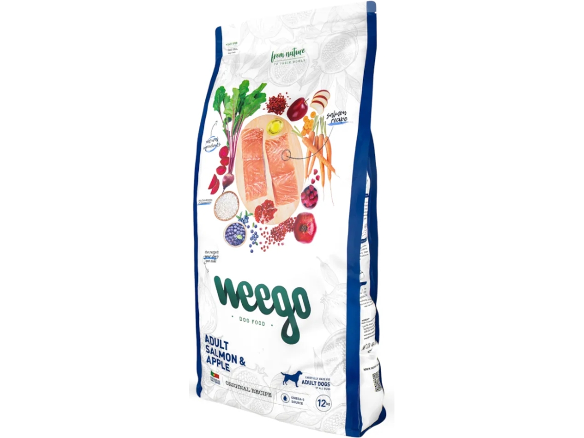 Pienso Seco para Perro WEEGO Salmón y Manzana (12 kg)