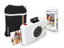 Kit Cámara Instantánea POLAROID Snap (Blanco - Obturación: Auto - Batería de polímero de litio 1100 mAh - 51x76mm)