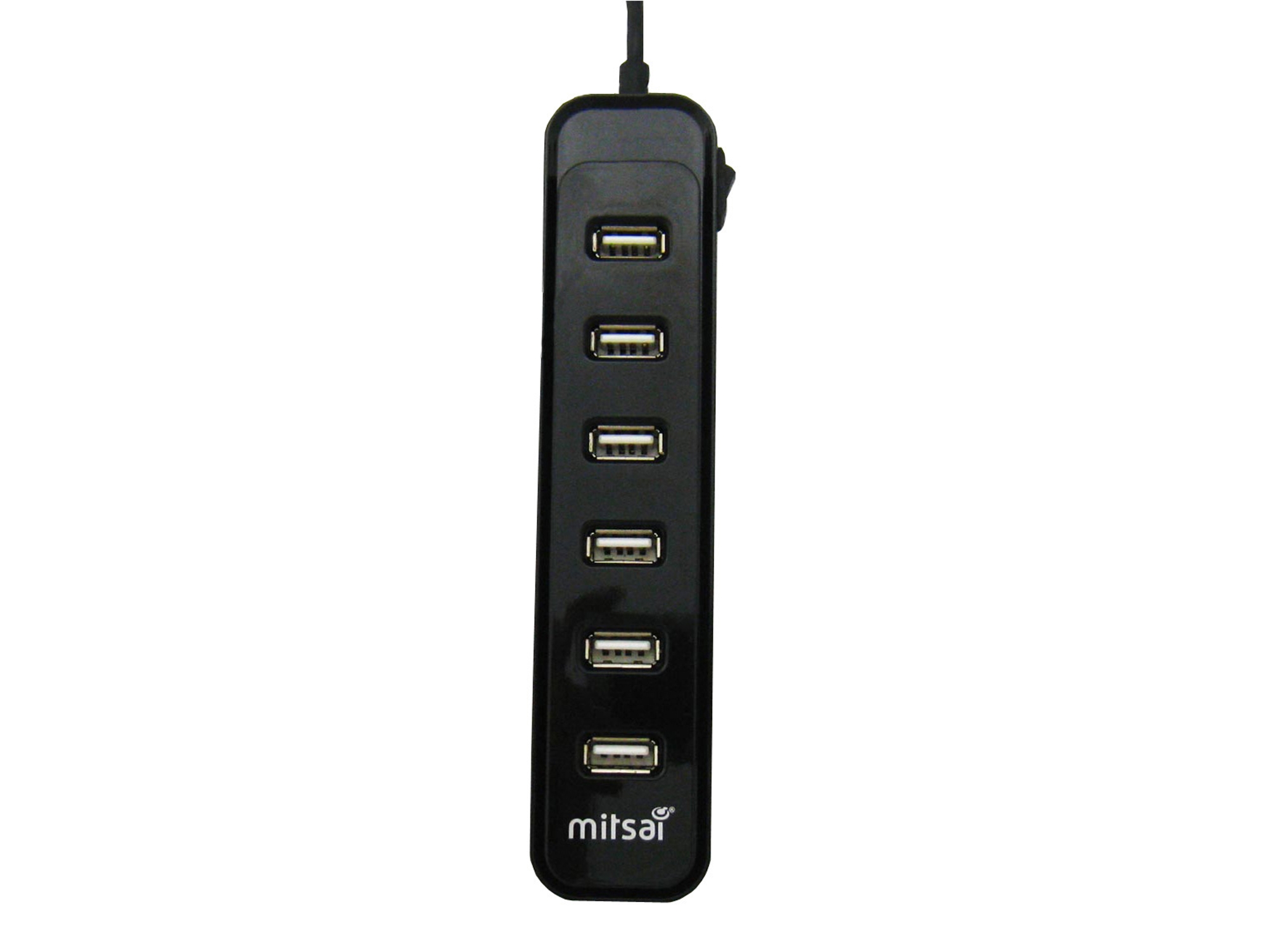 Hub 7 Puertos Usb 2.0 Alimentación MITSAI ET3635 Negro
