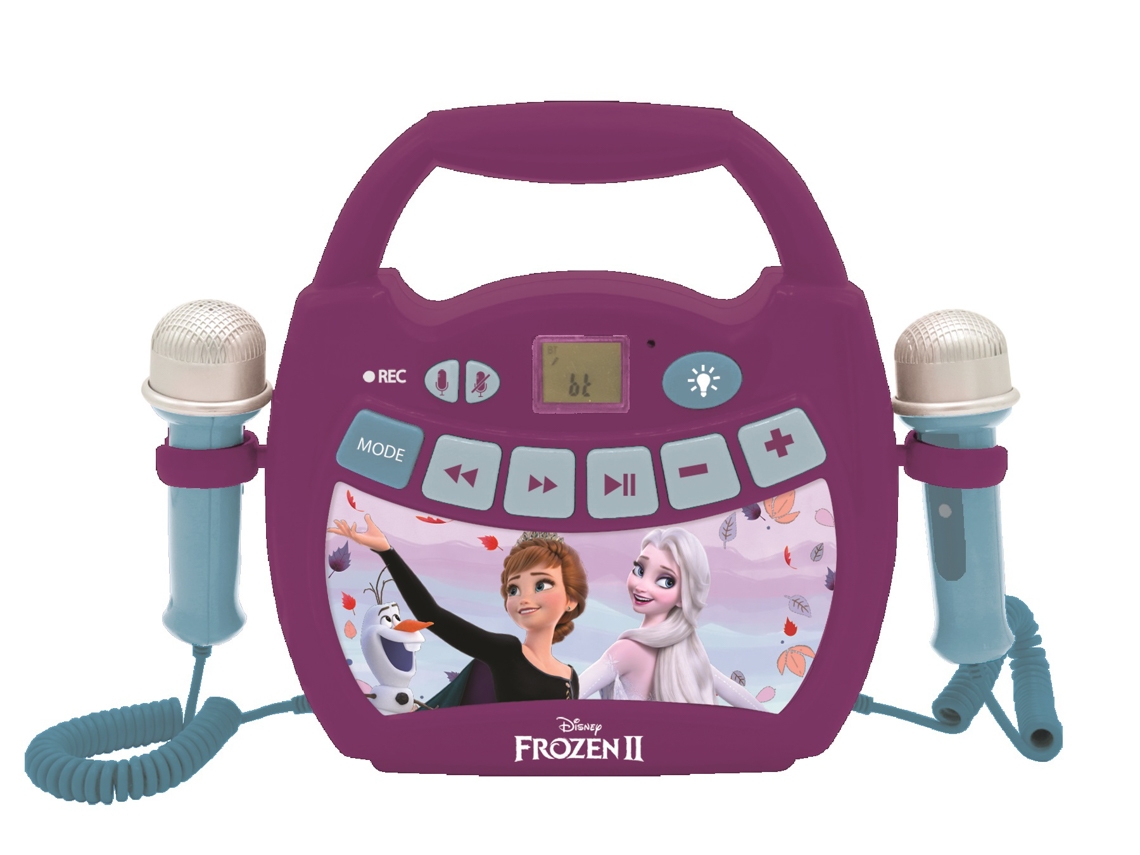 Micrófono DISNEY Altavoz Bluetooth con efectos de luces Frozen (Edad Mínima Recomendada: 4 años)