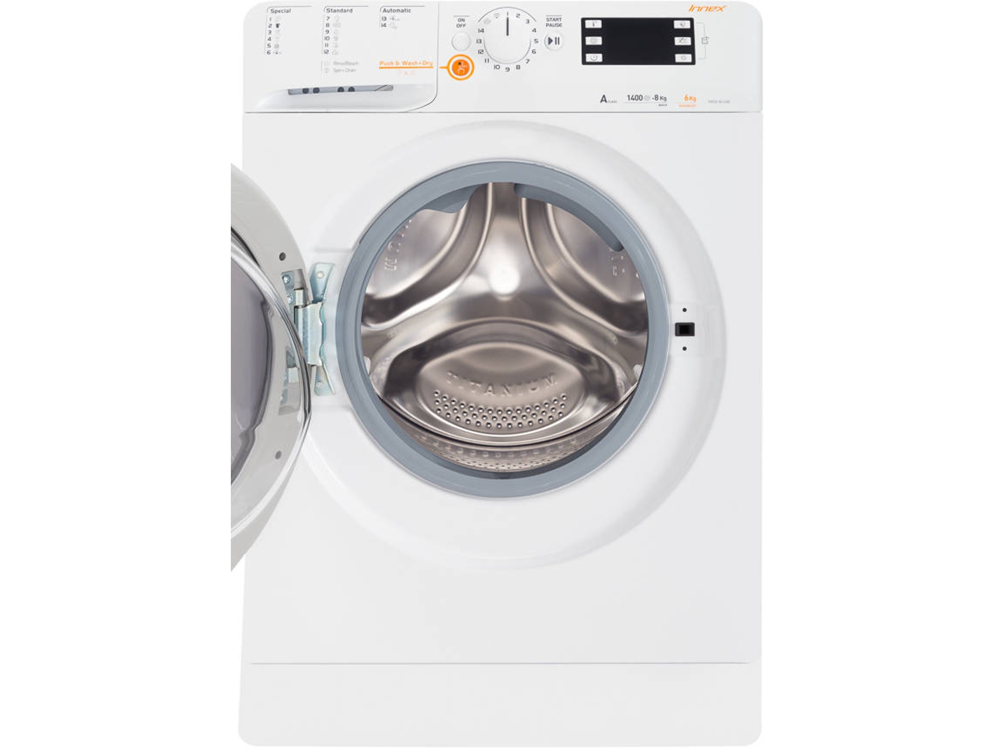 Lavasecadora Reacondicionada INDESIT Innex XWDE 140 X (Grado A - 6/8 kg - 1400 rpm - Blanco)